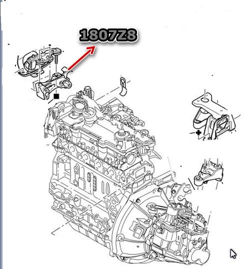 Motor Takoz Sağ