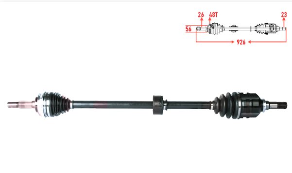 Ön Sağ Aks ABS LI