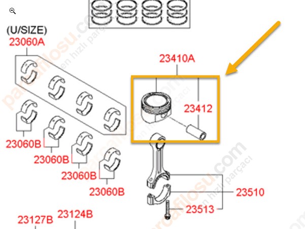 Piston\, Segman