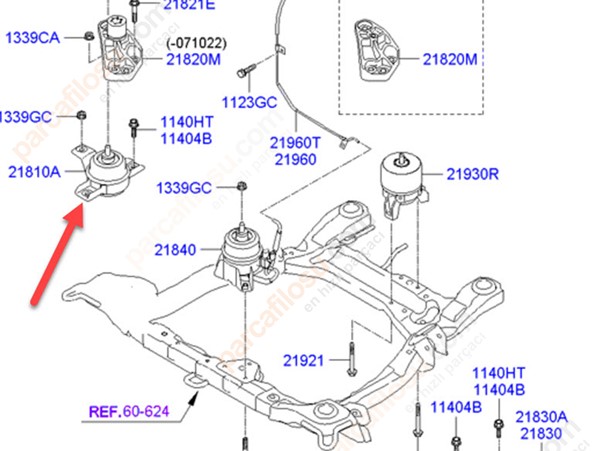 Motor Takoz Sağ