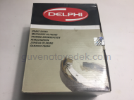 Opel Astra Classic 1999 2002 modeller için uygun Arka Pabuçlu FREN BALATASI (İnce Tip) Corsa B, Astra F Delphi Marka DELPHI