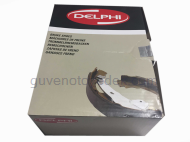 Opel Astra Classic 1999 2002 modeller için uygun Arka Pabuçlu FREN BALATASI (İnce Tip) Corsa B, Astra F Delphi Marka DELPHI